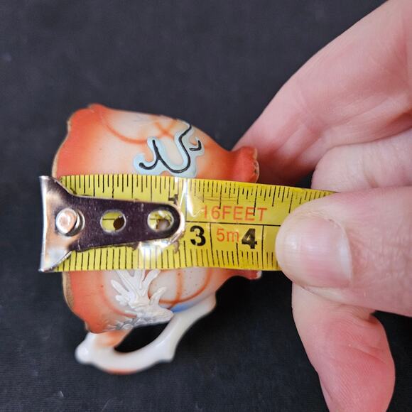 Empress Hand Painted Mini Tea Cup and Saucer Dragon Design Made in Japan - Picture 9 of 12